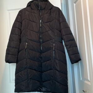 Women's CALVIN KLEIN Black Quilted "PUFFER" Coat